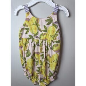 Thimble Collection Knotted Strap Bubble Baby Girl 0-3 Months Lemons